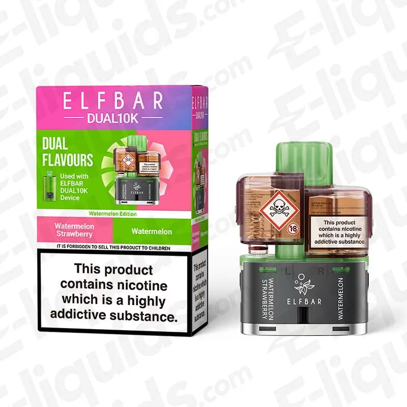 ELF BAR Dual 10K Watermelon Edition Prefilled Pod
