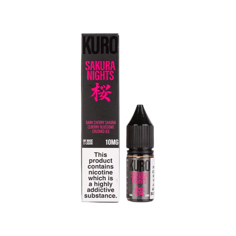 Sakura Nights Nic Salt E-Liquid by Kuro