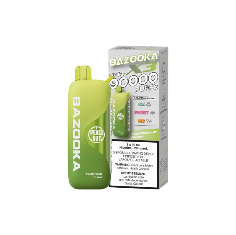 Bazooka 90K Disposable Passionfruit Guava (Provincial)