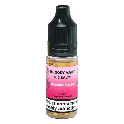 Watermelon Ice Nic Salt E-Liquid by Bloody Bar 10ml