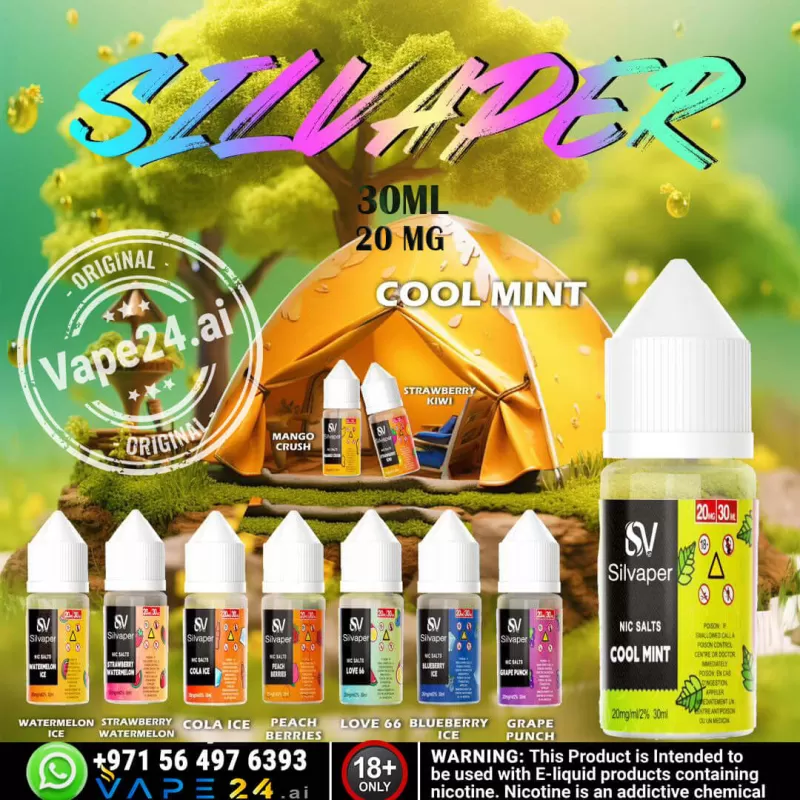 Silvaper 20mg 30ml E-Liquid – Premium Flavors in UAE