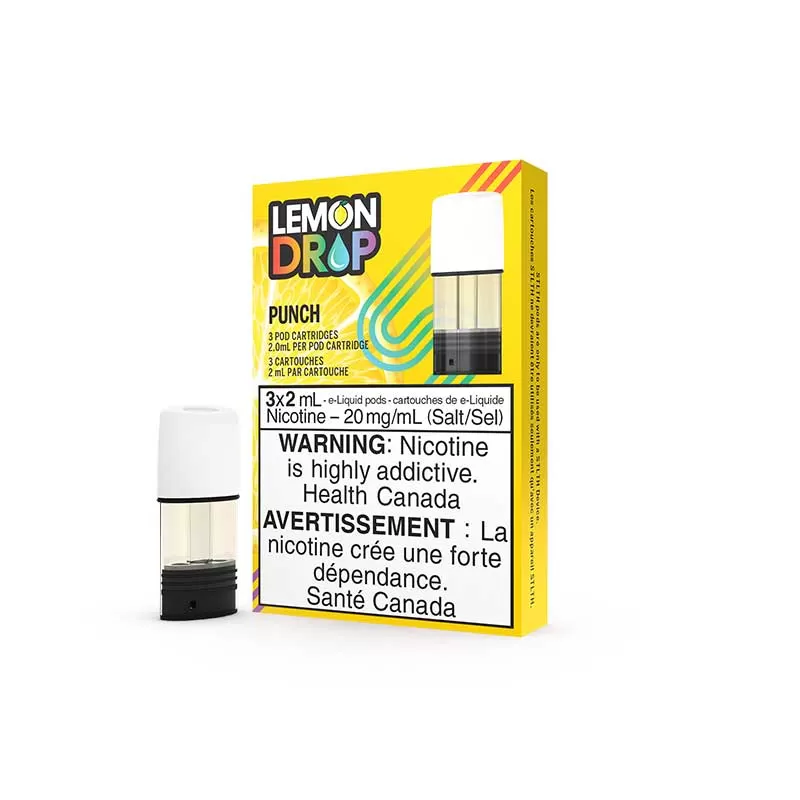 STLTH Premium Pod Pack - Lemon Drop Punch (3 Pack)