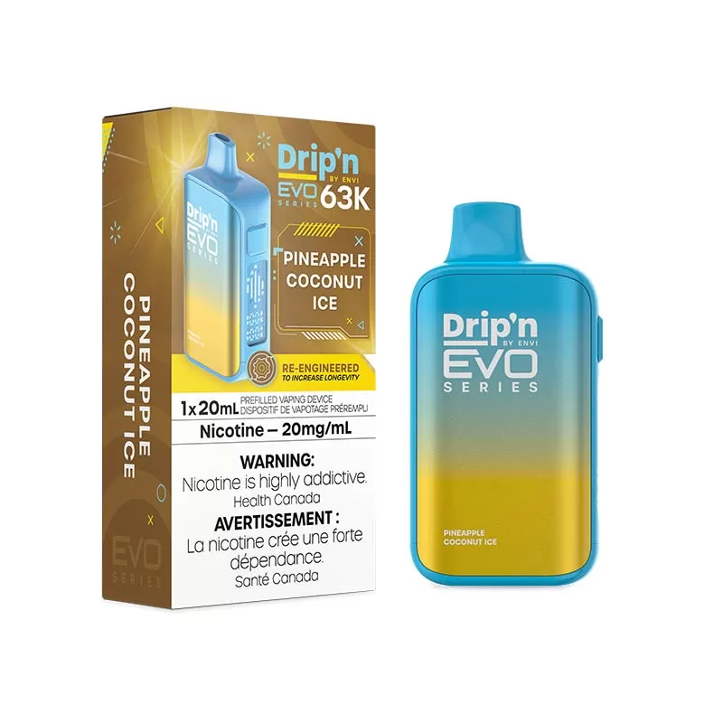 Drip'n by Envi EVO Series 63K Disposable - Pineapple Coconut Ice