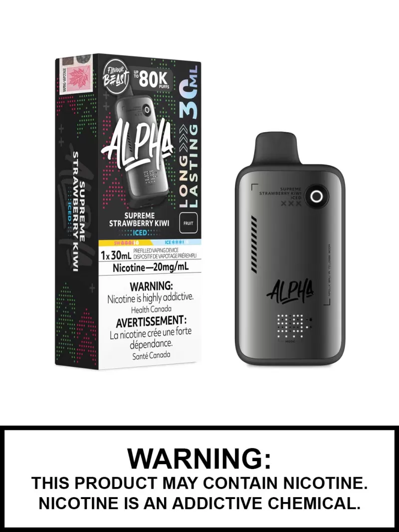 FB ALPHA 80K - Supreme Strawberry Kiwi Iced
