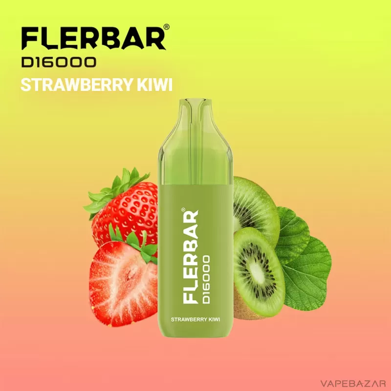 Flerbar D16000 Set – Strawberry Kiwi