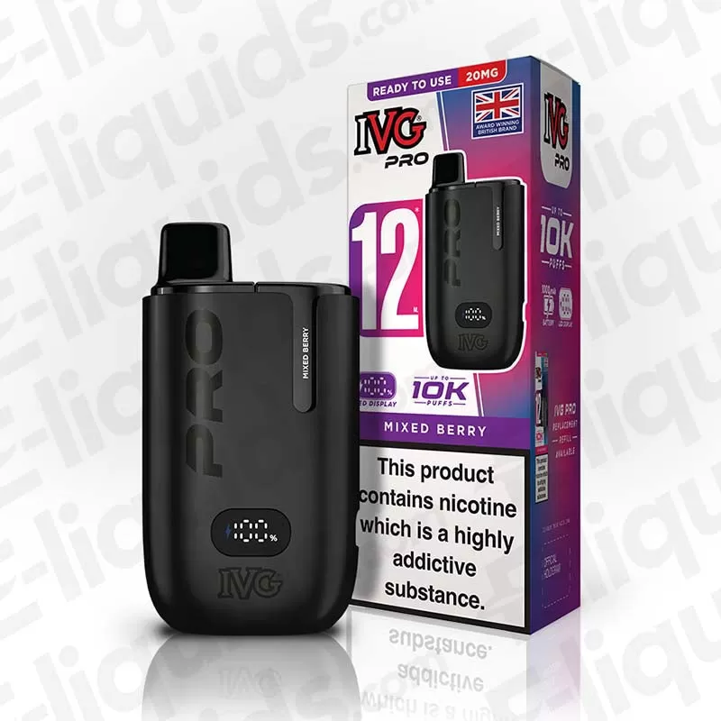 IVG Pro 12 20mg Mixed Berry Prefilled Pod Kit