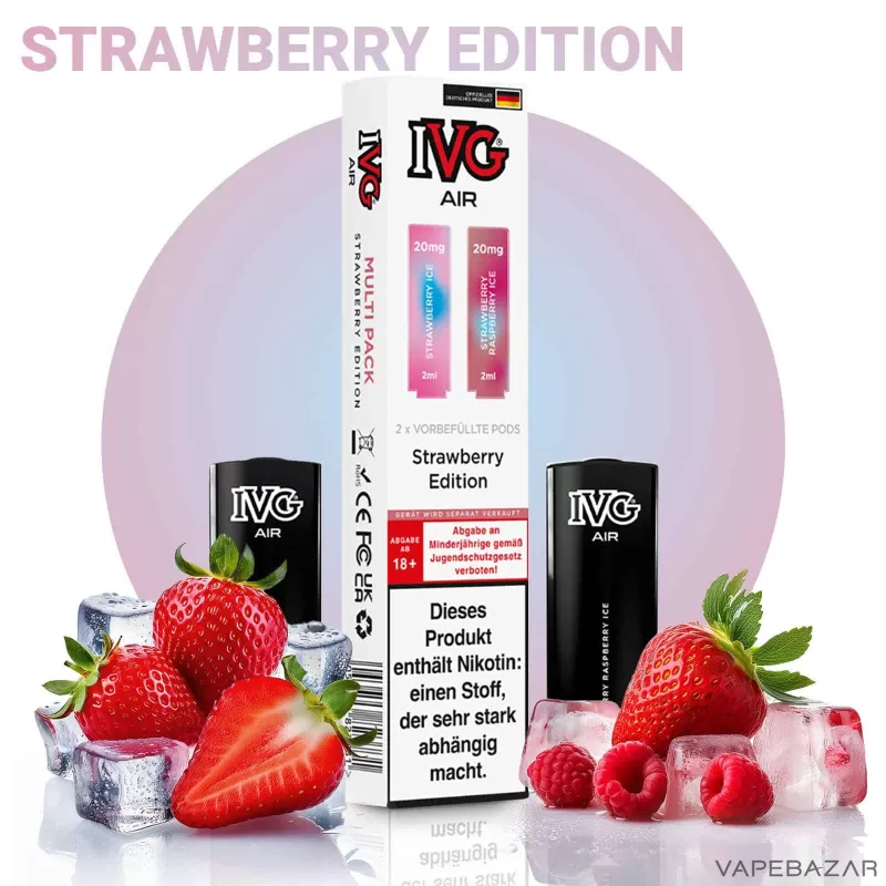 IVG AIR Pods – Strawberry Edition (2er Pack)