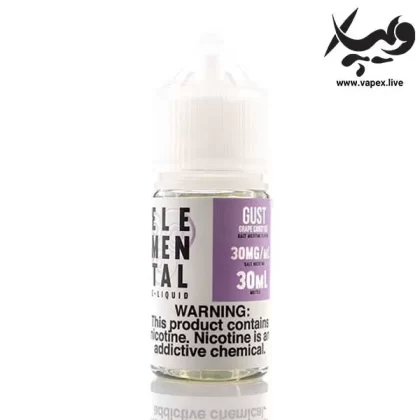 سالت آب نبات انگور یخ المنتال Elemental Gust Grape Candy ICE