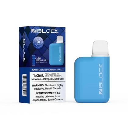 ZBlock Pod Vape Starter Kit (Device + 1 Pod) - Bomb Blue Razz