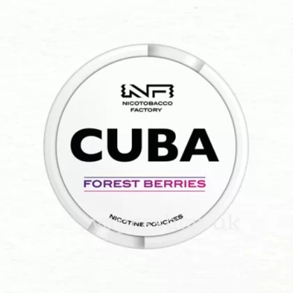 16mg CUBA White Nicotine Pouches 25 Pack