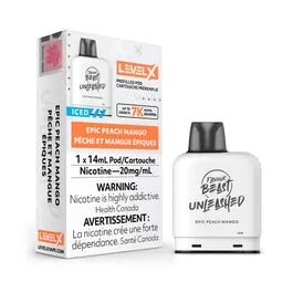 Level X Flavour Beast Unleashed Pod 14mL - Epic Peach Mango