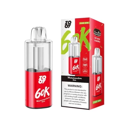 ZOOY VAPE 60000 Puffs 60K Fizz Disposable Vape – Dual Mesh Coil Rechargeable Vape
